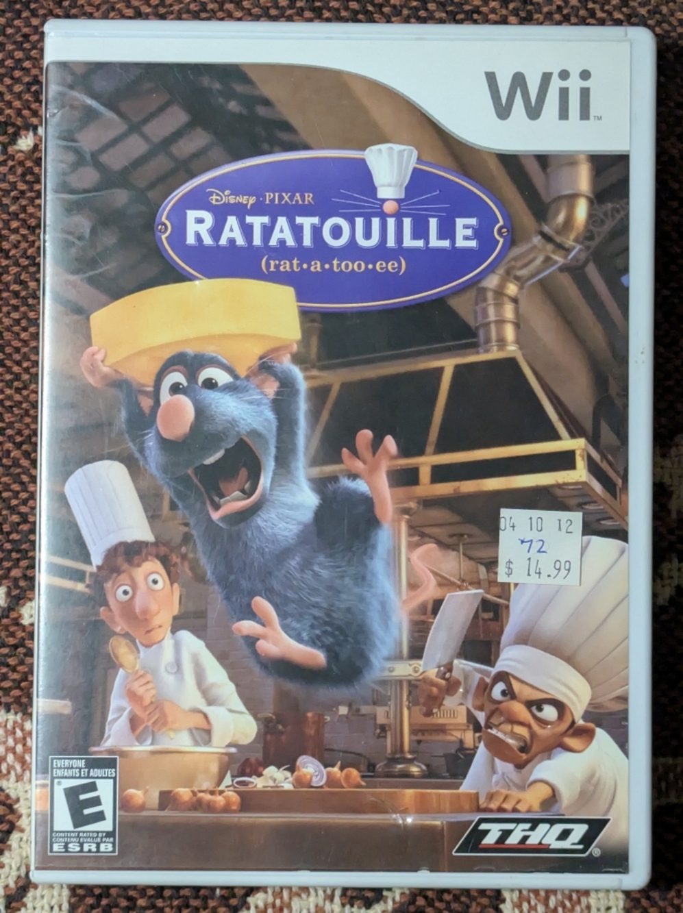 Disney Pixar RATATOUILLE 🔥 Nintendo WII 👉 CIB | VG
